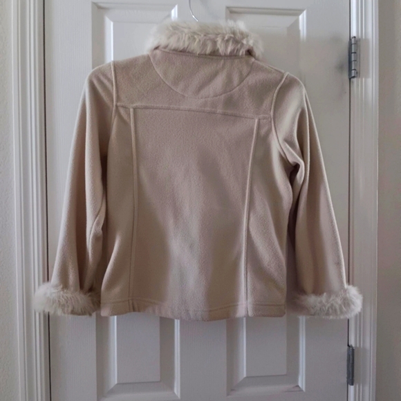 Effeci jacket faux fur trim M petite - Picture 3 of 4